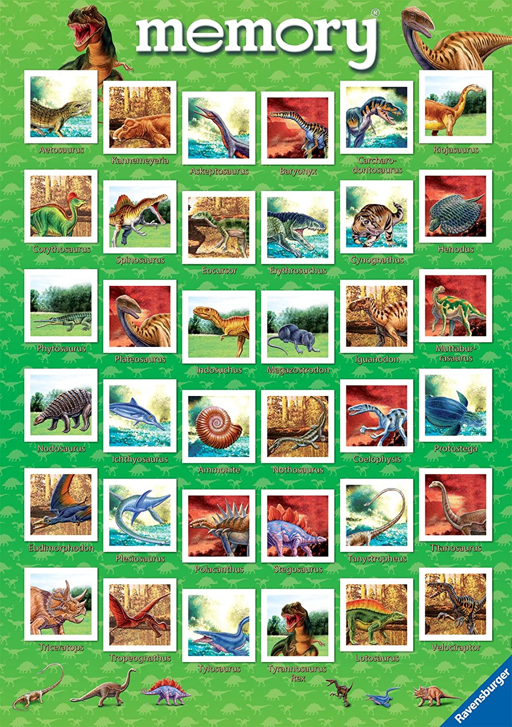 Игра мемори – Динозавры  